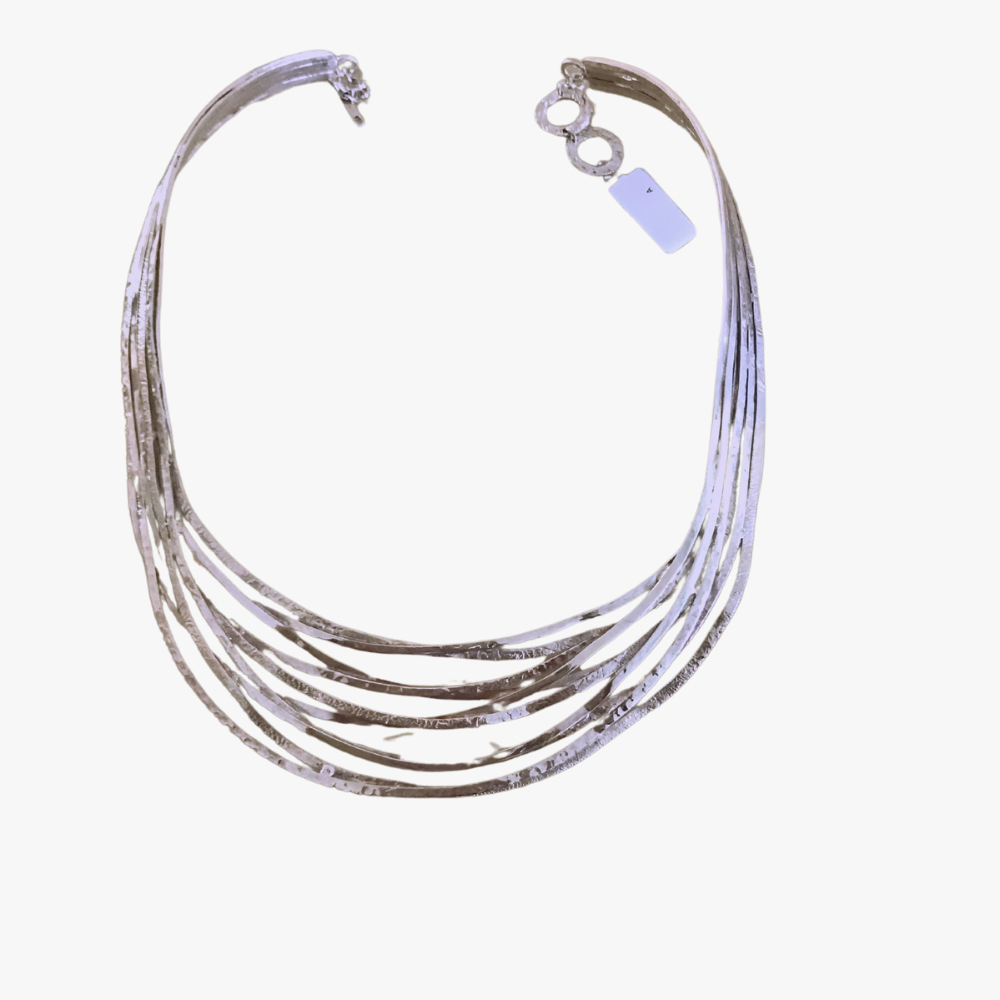 Chris Lewis Sterling Silver Contemporary Necklace