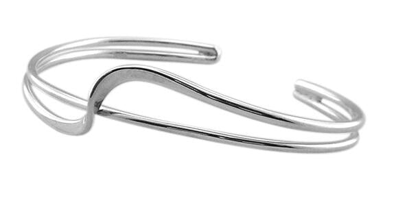 Sterling Silver Contemporary Bangle