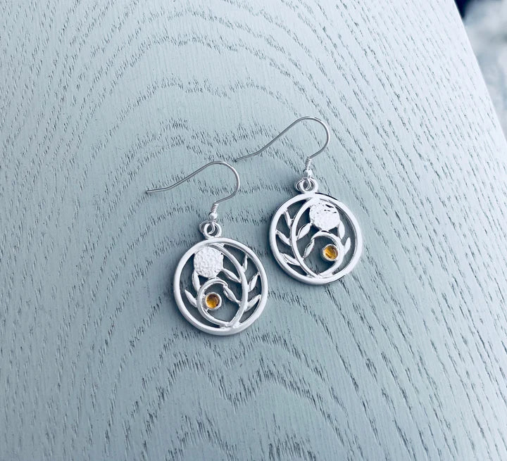 Harvest Moon Drop Earrings