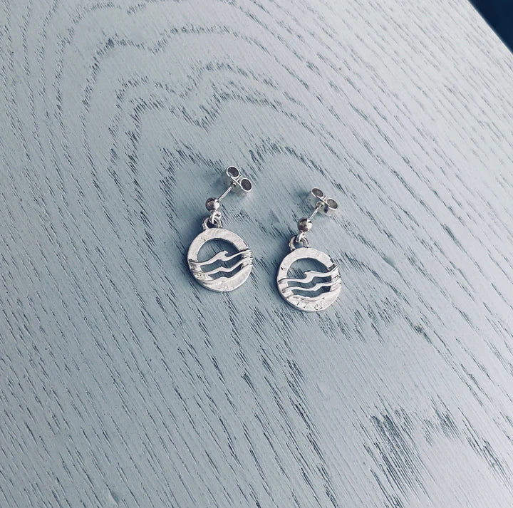 Wave Drop Earrings