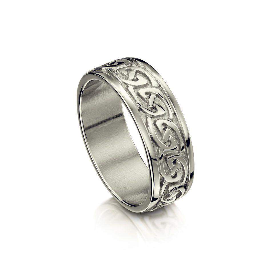 Stainless steel clearance celtic knot ring