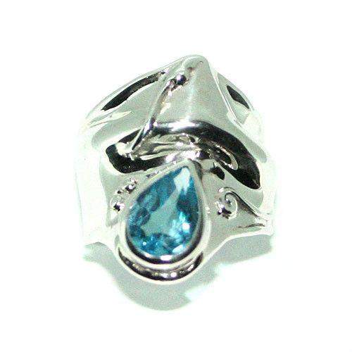 Neptune selling Garden Topaz, 925 Sterling Silver Ring, SR058