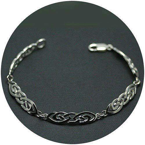 Celtic Chain Bracelet in Silver | Walker Metalsmiths