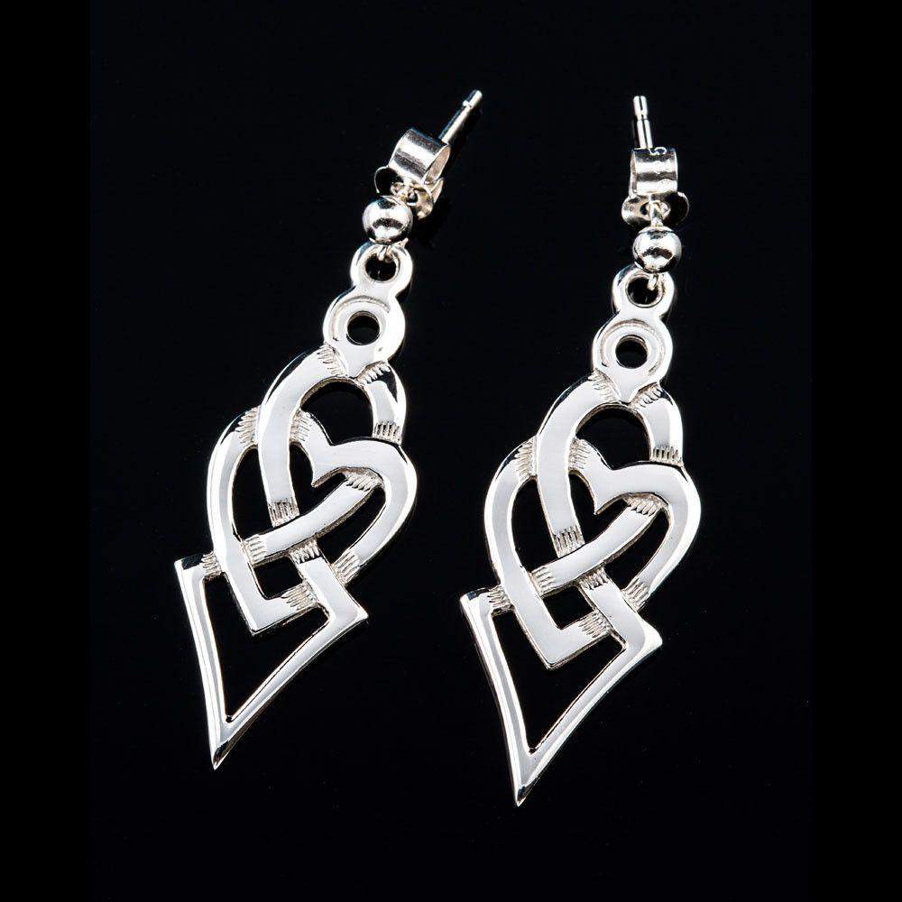 Silver Onyx And Marcasite Long Drop Earrings - Earrings from Cavendish  Jewellers Ltd UK